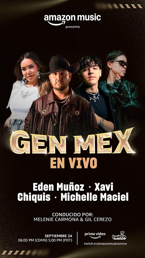 Amazon Music transmitirá el concierto exclusivo de GEN MEX EN VIVO