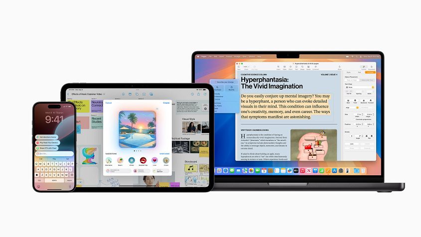 Apple Intelligence llegará a iPhone, iPad y Mac