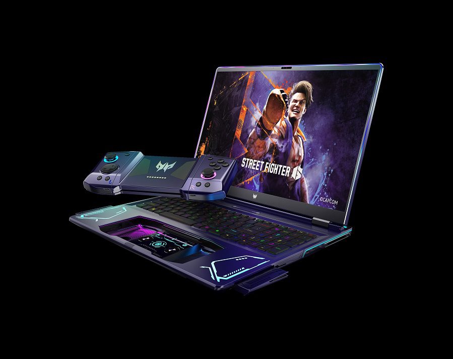Proyecto DualPlay: laptop gaming con controles desmontables