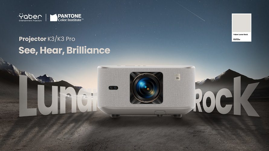 Yaber y Pantone Color Institute presentan el proyector exclusivo K3 en Lunar Rock