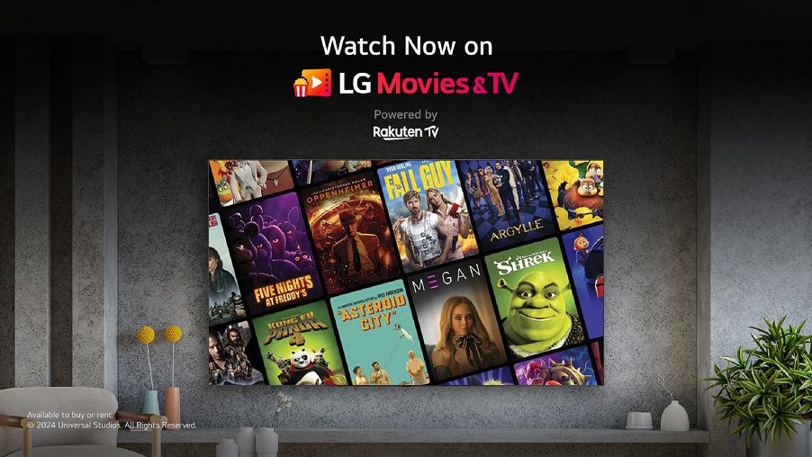 LG se asocia con Rakuten TV para lanzar servicio VOD en Europa