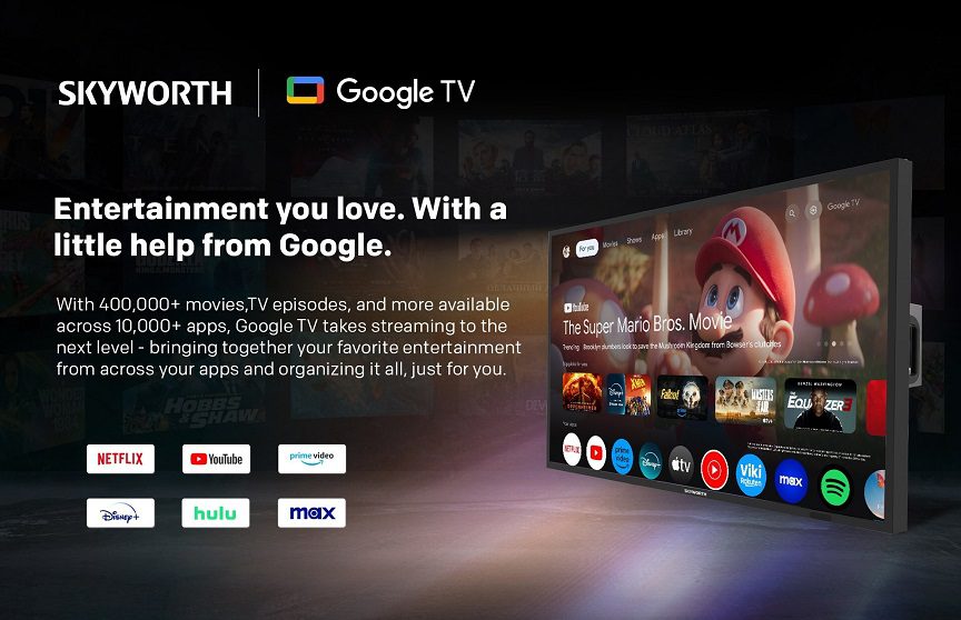 Skyworth: más de 36 millones de televisores Google TV™ y otros dispositivos con sistema operativo Android TV™ enviados a todo el mundo