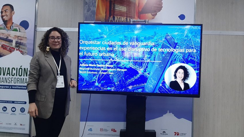 NEC se presentó como aliado tecnológico en Smart City Expo Bogotá 2024