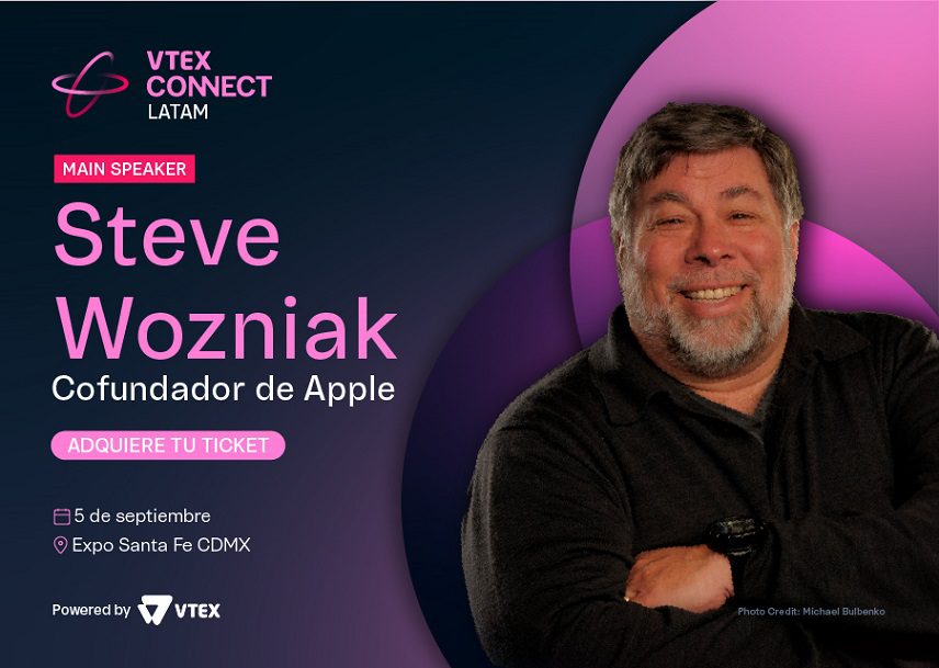Steve Wozniak será el principal ponente de VTEX Connect Latam