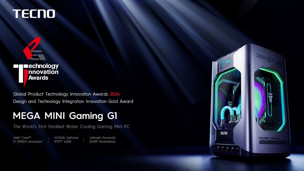 TECNO MEGA MINI Gaming G1 gana el Premio Global a la Innovación Tecnológica en IFA 2024 