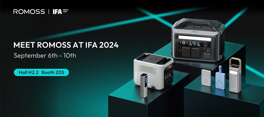 ROMOSS debuta en IFA 2024 y entra en el mercado europeo con nuevos productos