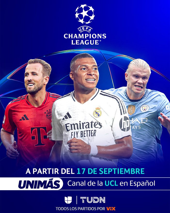 Regresa la Champions a Estados Unidos por TUDN y Unimas