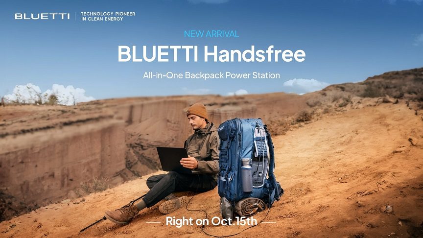 BLUETTI presenta las estaciones de energía solar para mochilas