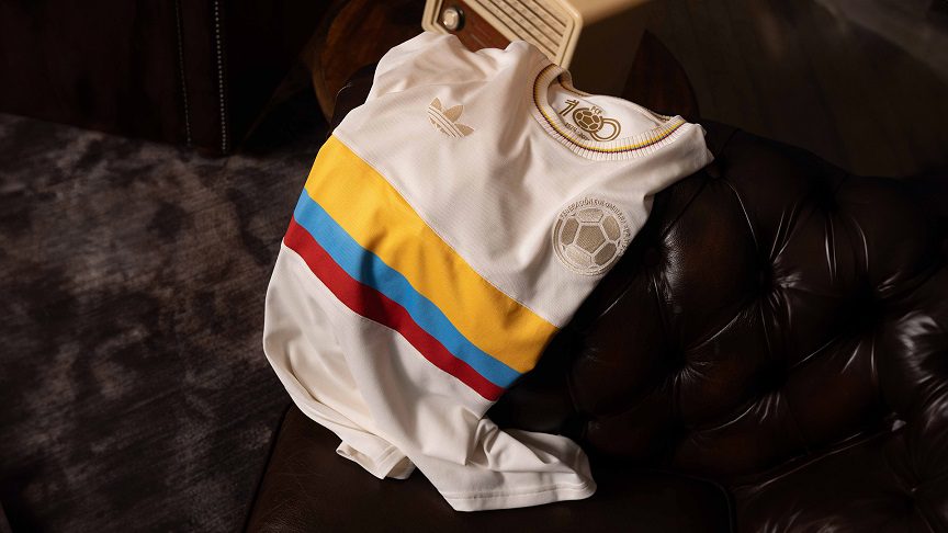 La Magia del Centenario: adidas y la FCF presentan una colección que rinde tributo a la historia de la Selección Colombiana inspirada en el diseño original de la primera indumentaria de la ‘Sele’.