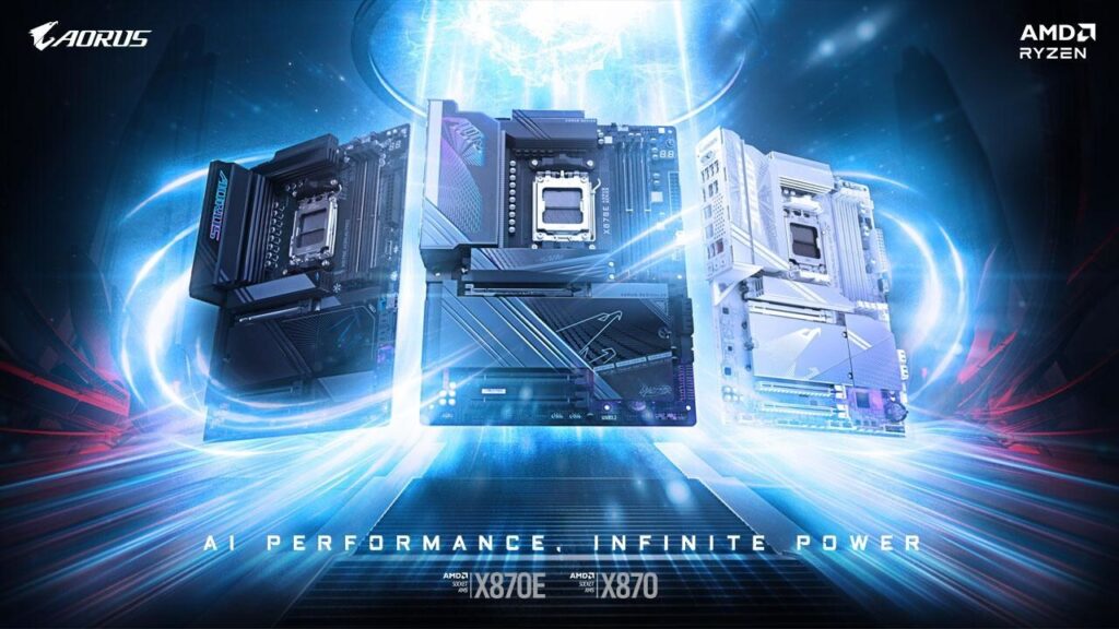 GIGABYTE presenta las placas base X870E/X870 diseñadas para procesadores AMD Ryzen 9000