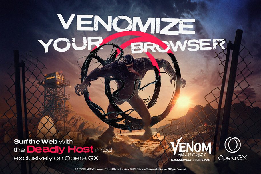 Opera GX anuncia una colaboración con Venom: El Último Baile