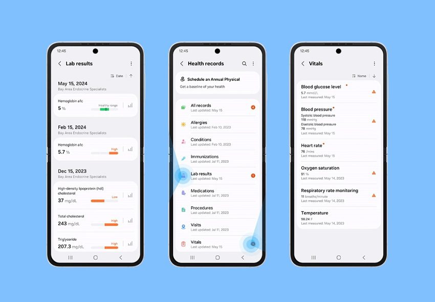 Samsung Health: Nueva versión facilita el acceso a registros médicos y la administración de medicamentos