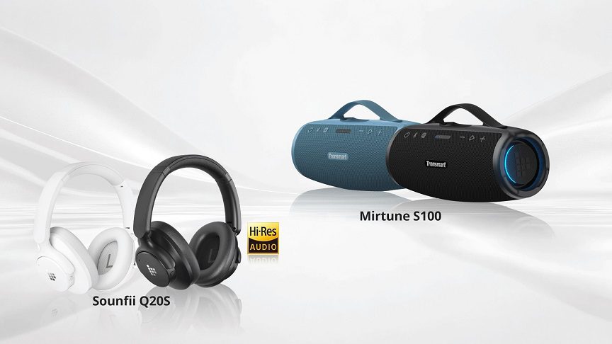 Tronsmart anuncia el altavoz Mirtune S100 y los auriculares Sounfii Q20S