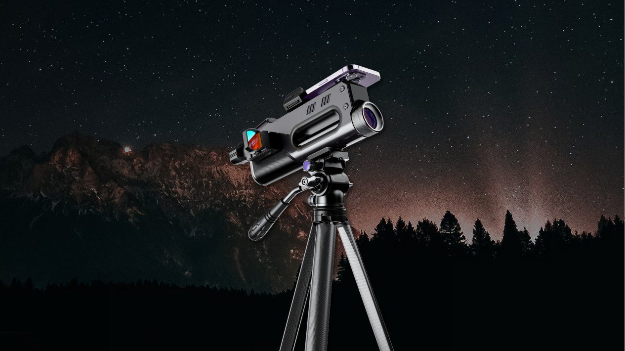 Telescopio inteligente y portátil VIZTA: redefiniendo la observación de estrellas con tecnología de inteligencia artificial