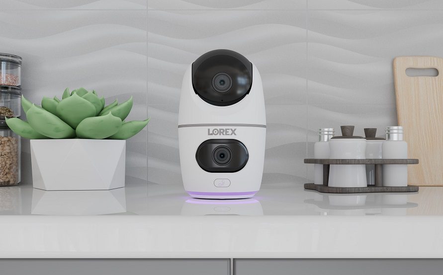 Lorex presenta la nueva cámara de doble lente 2K para interiores
