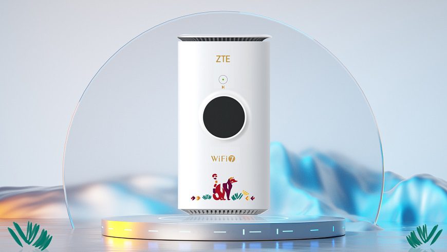 ZTE lanza ONT Wi-Fi 7 con pantalla inteligente integrada  