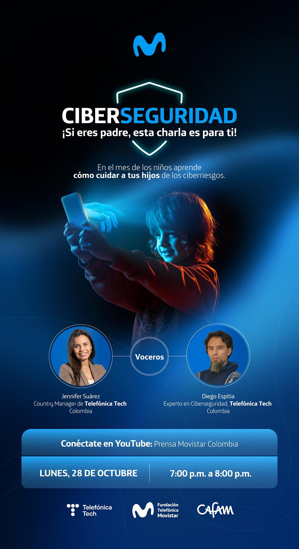 Fundación Telefónica Movistar Colombia Promueve Ciberseguridad en el Día de los Niños