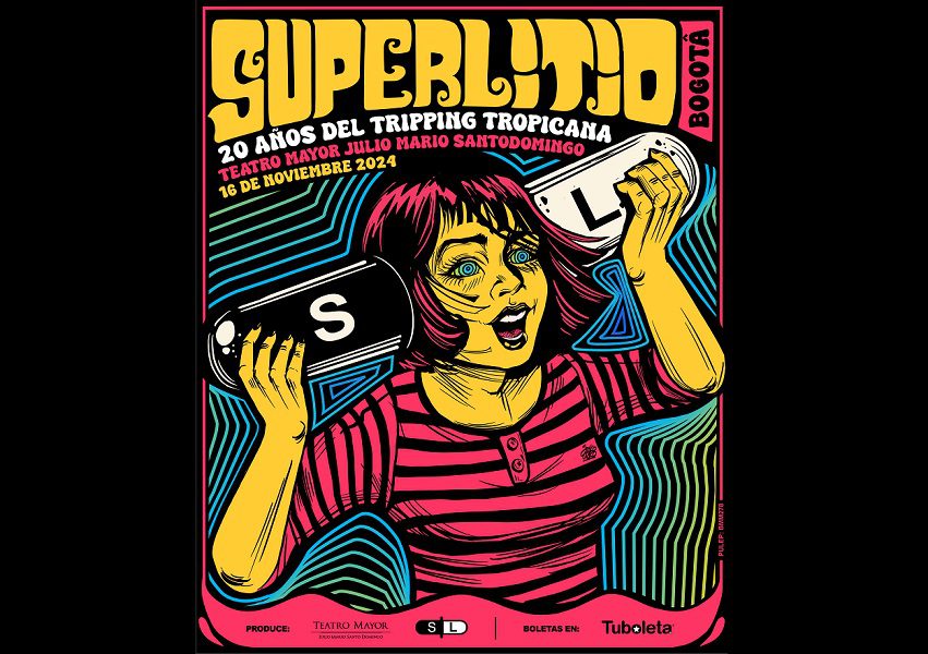 Superlitio celebra 20 años de ‘Tripping Tropicana’ con un concierto inolvidable en Bogotá