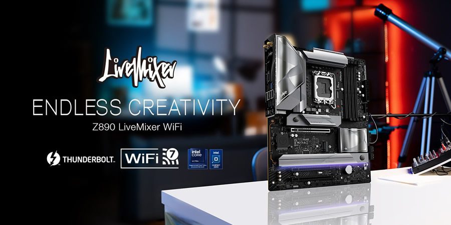 ASRock presentó sus motherboards Z890 para procesadores Intel Core Ultra serie 200