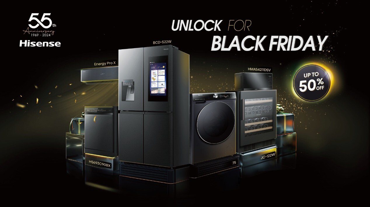Hisense anuncia las mejores ofertas de Smart Home con la campaña «Unlock For Black Friday»
