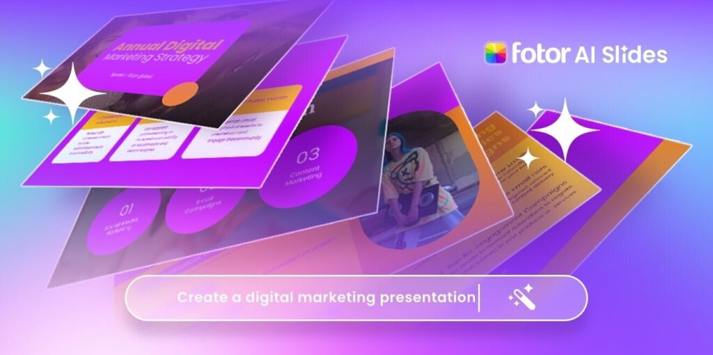 Fotor lanza un generador de presentaciones con inteligencia artificial generativa