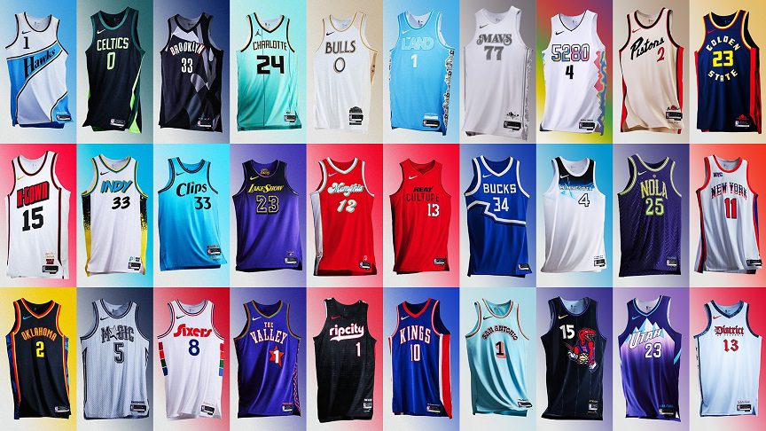 Se presentan las camisetas Nike City Edition 2024-25 de la NBA