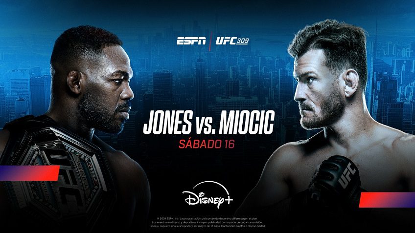 Llega a DISNEY+ el UFC 309: la aparente despedida de Jon Jones