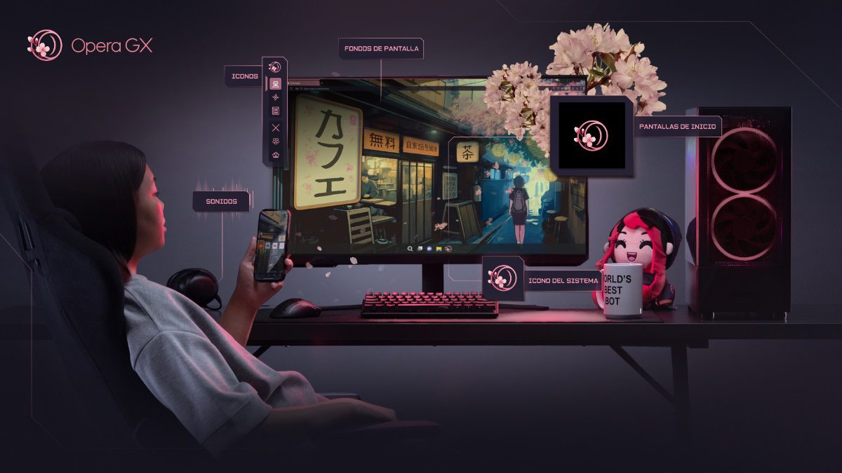La renovación de Opera GX te permite adaptar el navegador web a tu espacio gamer