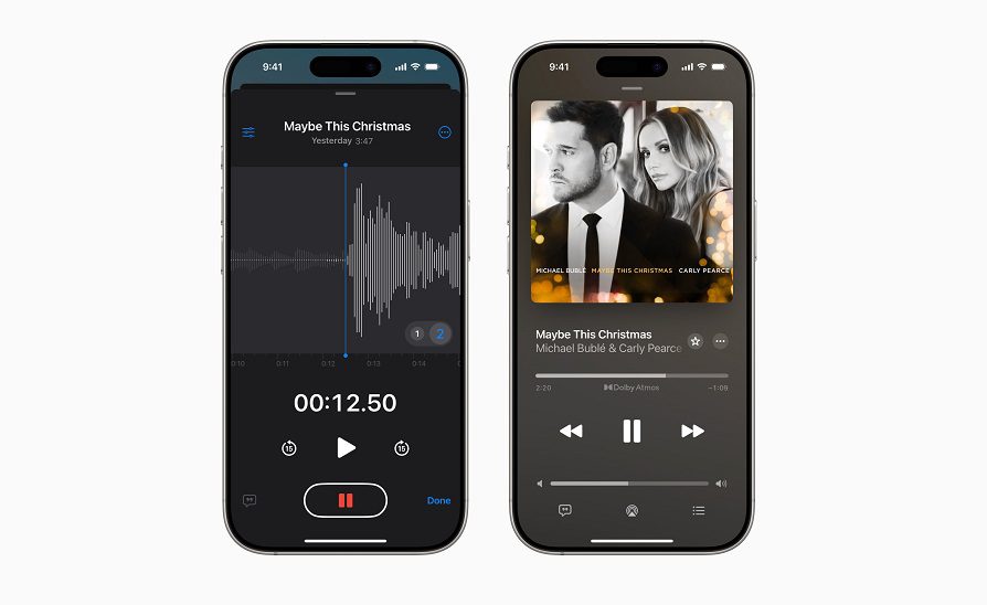 La actualización de Voice Memos trae grabaciones en capas al iPhone 16 Pro y al iPhone 16 Pro Max