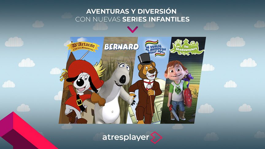 atresplayer refuerza su oferta de entretenimiento internacional con la incorporación de series infantiles de DeAPlaneta