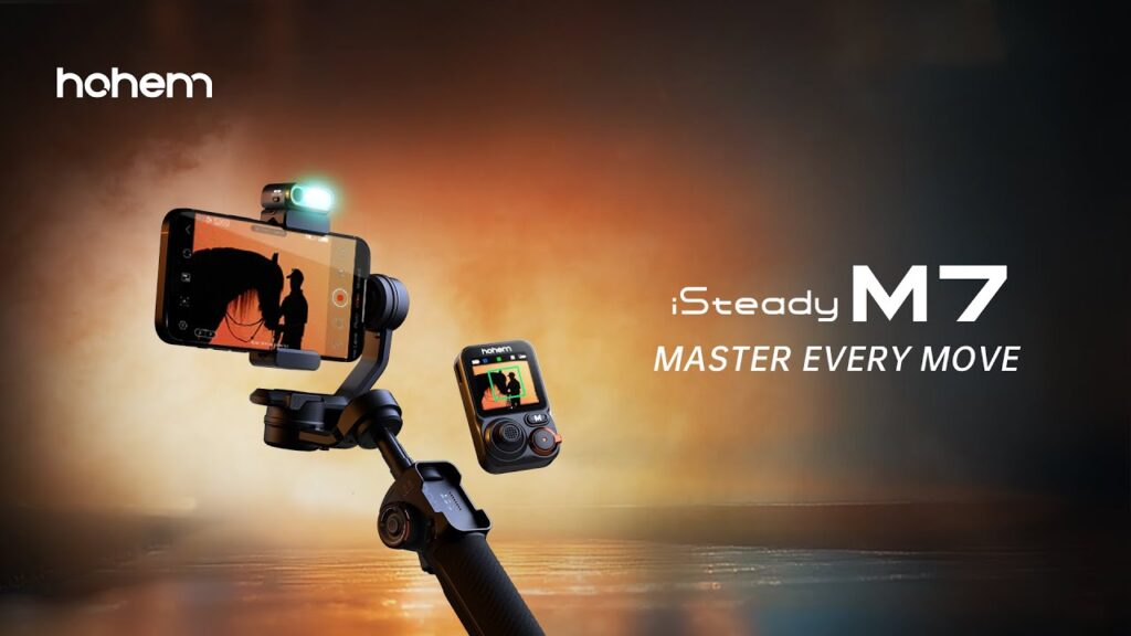 Hohem iSteady M7: el estabilizador con IA definitivo para la realización de películas con dispositivos móviles 