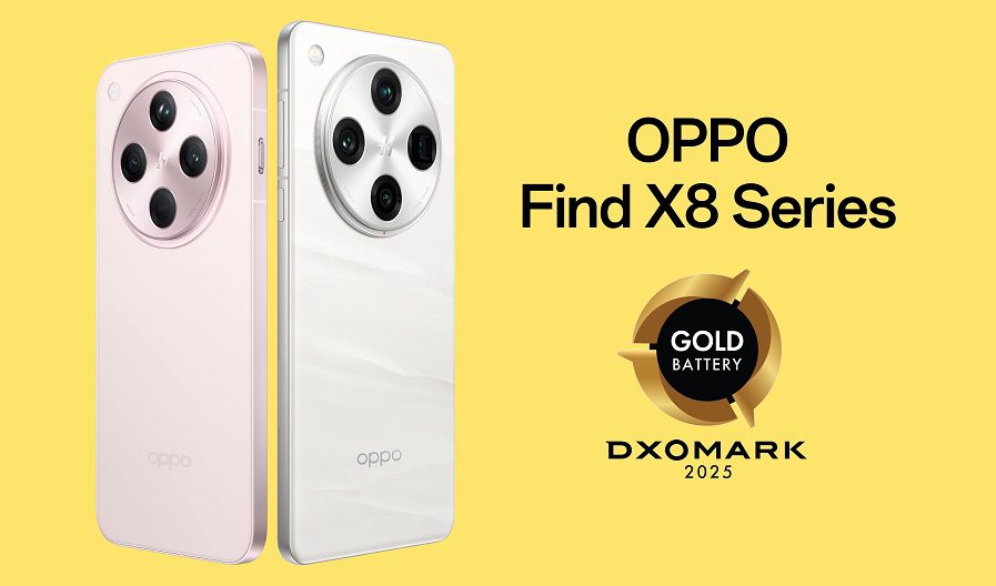 OPPO Find X8 y Find X8 Pro obtienen la etiqueta de batería DXOMARK Gold