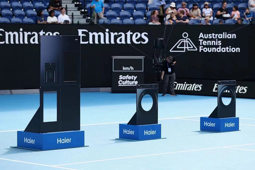 Haier ilumina el Open de Australia: una asociación que celebra la innovación y la excelencia