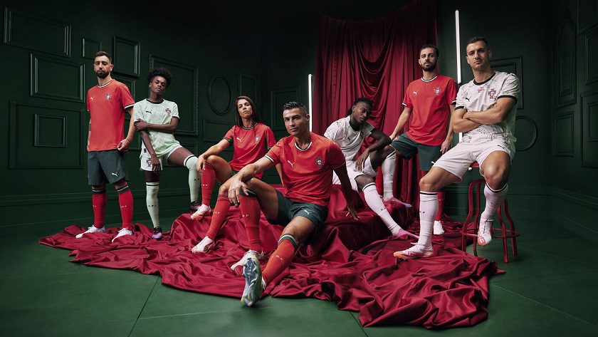 Puma presenta las nuevas camisetas de la selección nacional de Portugal