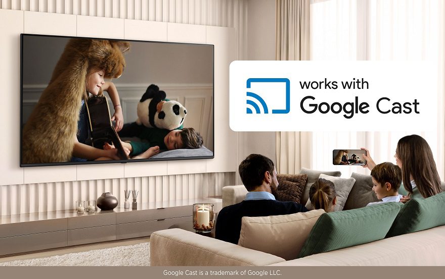 LG presenta sus televisores Google Cast para hoteles en ISE 2025