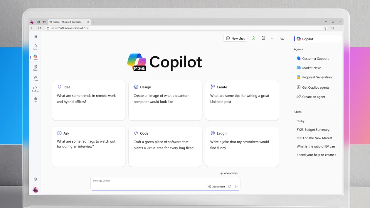 Copilot para todos: Presentamos Microsoft 365 Copilot Chat