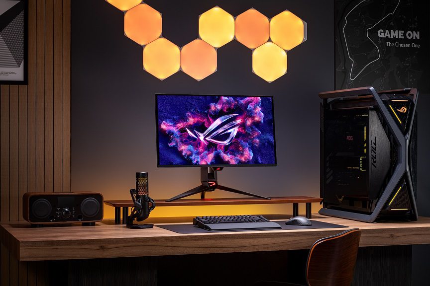 ASUS Republic of Gamers anuncia los monitores gaming Swift OLED PG27UCDM y Strix OLED XG27AQDPG