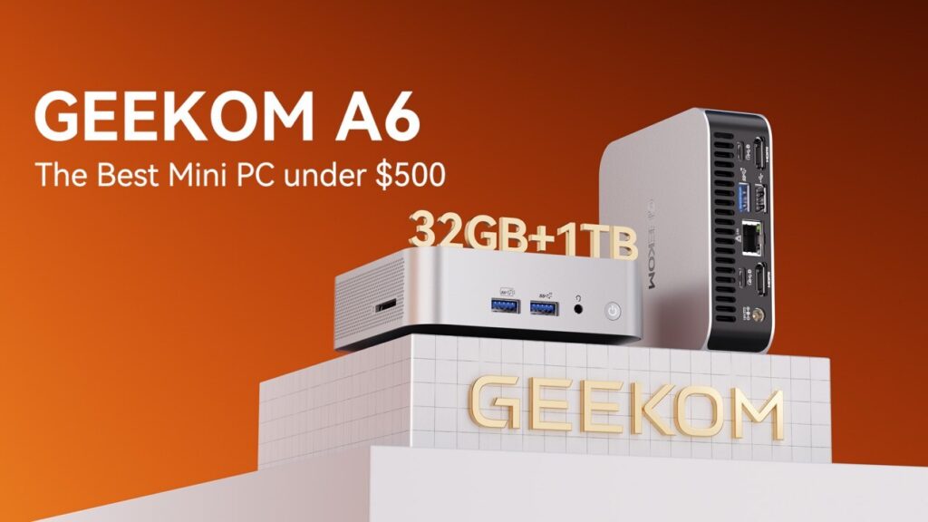 GEEKOM anuncia la mini PC más rentable: GEEKOM A6
