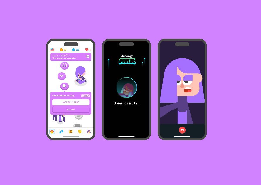Duolingo lanza la funcionalidad con Videollamada potenciada con IA en Android