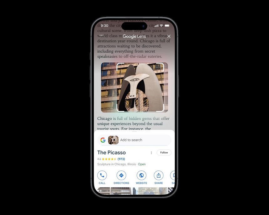 Usa Google Lens para buscar en tu pantalla mientras navegas en iOS