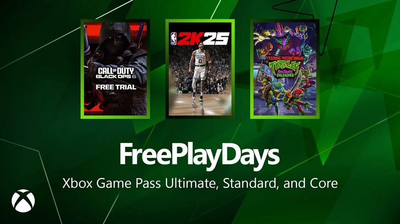 Días de juego gratis: Call of Duty: Black Ops 6 (MP & Zombies only), NBA 2K25 y Teenage Mutant Ninja Turtles: Mutants Unleashed