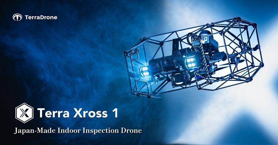 Terra Drone lanza «Terra Xross 1», un dron de inspección para interiores fabricado en Japón