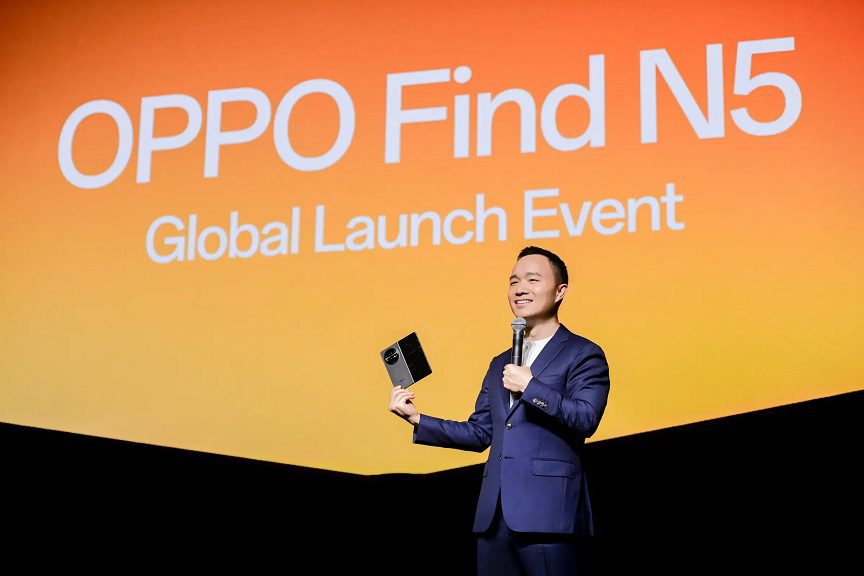 OPPO lanza Find N5: el teléfono plegable tipo Fold más delgado del mundo