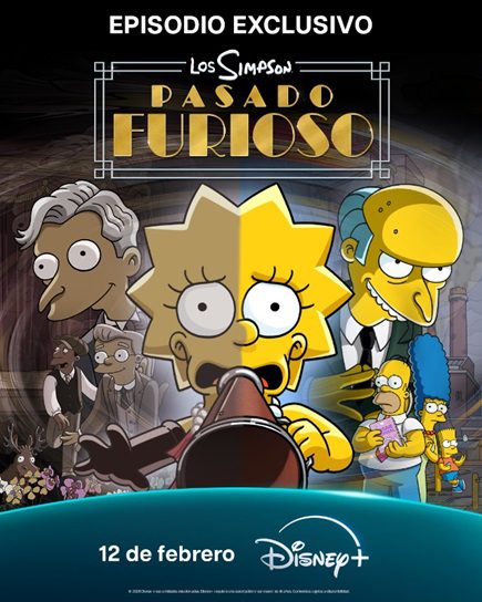 Los Simpson: Pasado Furioso estrena exclusivamente En Disney+ El 12 De Febrero