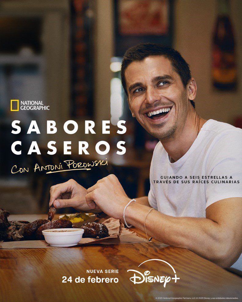 National Geographic presenta el tráiler de la nueva docuserie sabores caseros con Antoni Porowski que estrena el 24 de febrero en Disney+