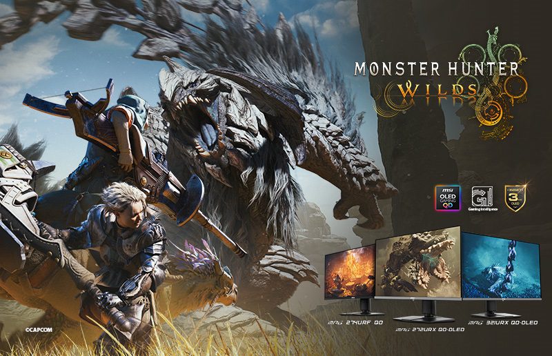 Prepárate para Monster Hunter Wilds: promoción especial de MSI con monitores MSI