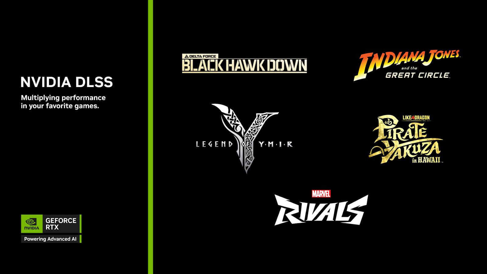 NVIDIA anuncia la llegada de DLSS 4 con Multi Frame Generation en Marvel Rivals y otros cinco juegos