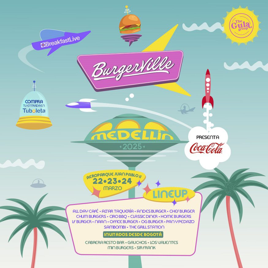 ¡Burgerville llega oficialmente a Medellín!