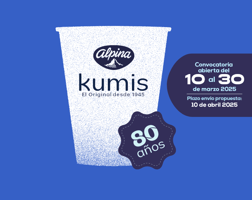 Convocatoria abierta: conmemora los 80 años de Alpina y plasma tu diseño en el icónico Kumis 