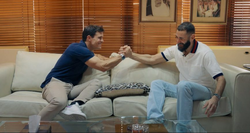 Karim Benzema es el nuevo invitado de ‘Los amigos de Edu’ el martes 4 de marzo en Antena 3 Internacional